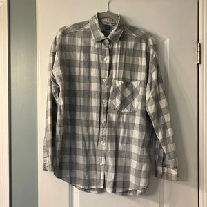 Light Grey Old Navy Flannel